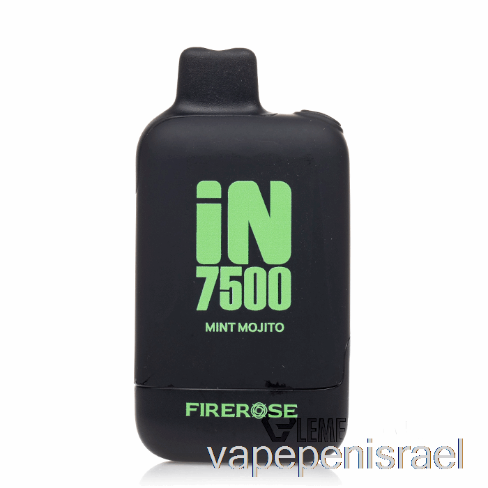 חד פעמי Vape Israel Firerose In7500 מוחיטו מנטה חד פעמי